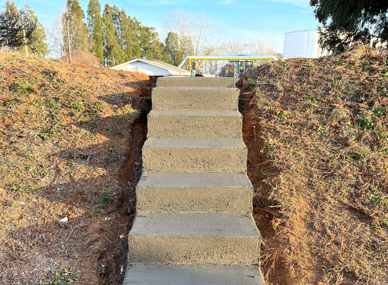 concrete stairs